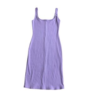 Popular 21 Lavender Ribbed Tank Top Dress Size L